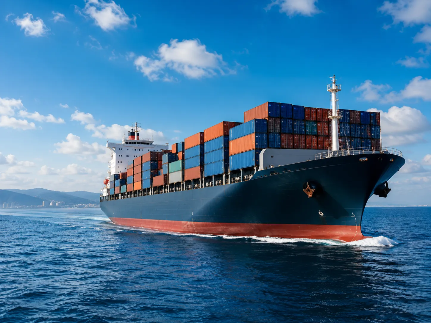 Tradeasia container cargo ship
